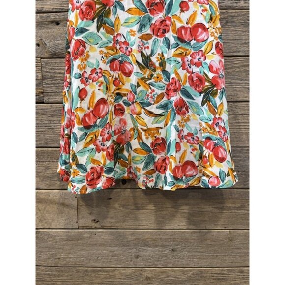 Forever 21 Women's White Floral Print Off Shoulder Mini Dress Size Small - Picture 3 of 8